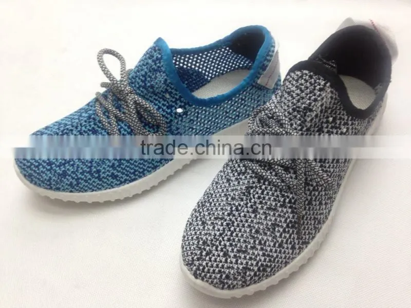 2016 factory cheap flyknit hot selling injection sport running shoes