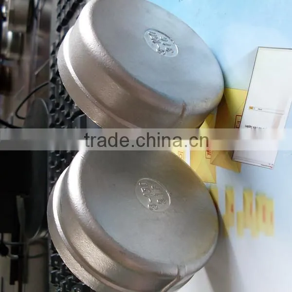 ss316 stainless steel cap pipe fitting