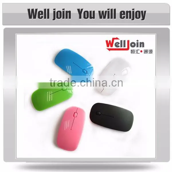 Multicolor Super thin usb 2.0 wireless mouse