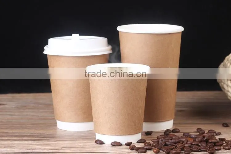 Wholesale Custom logo printed Disposable kraft paper cup