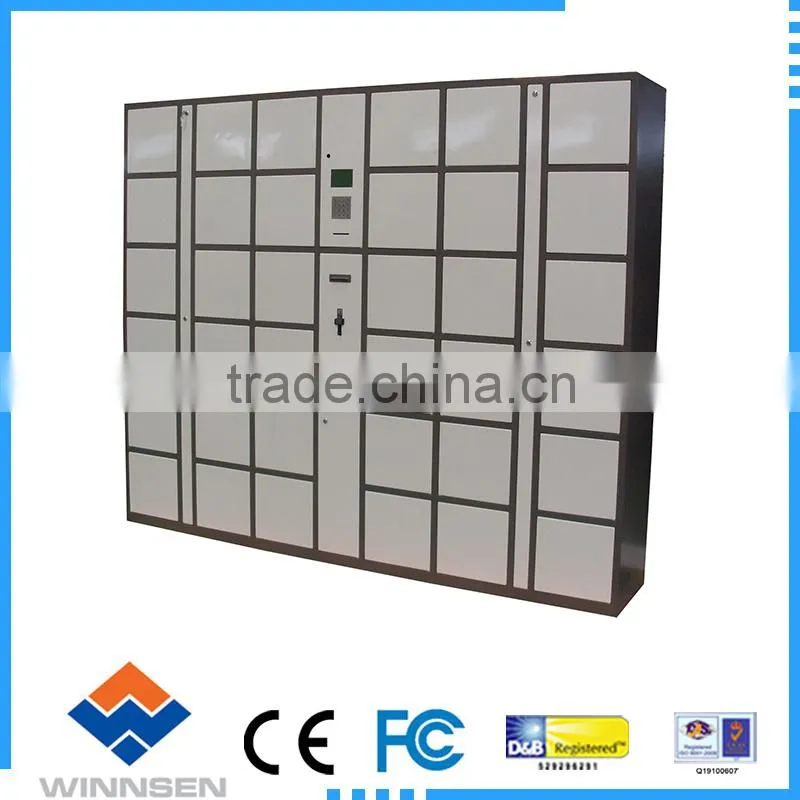 Electronic digital smart locker paid by coins