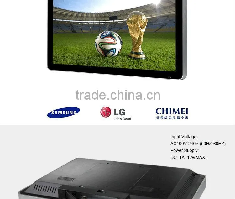 FlintStone 32 inch apple style commercial display, media video player, advertising monitor