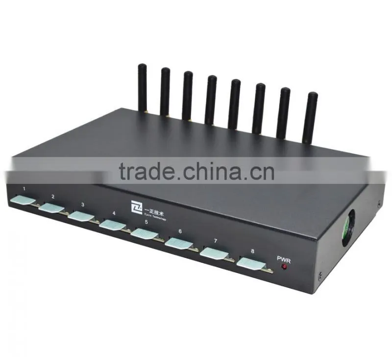 Ejointech voip 32 gsm sms sending device with 128 sim cards sms modem ACOM632-128
