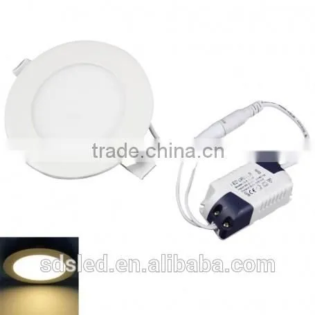 LED Panel light Panel Light 3W 90mm SMD2835 Cool White Round Shape led light panel