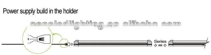 Indoor Lighting SMD 3528 Integration T5 tube led 3 year warranty with CE RoHS