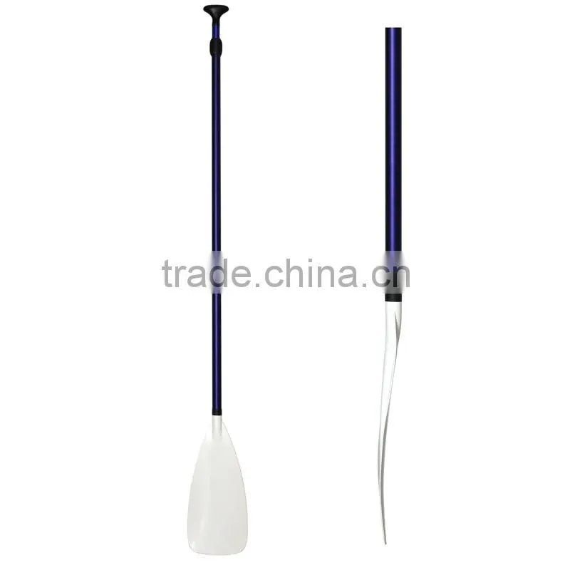 plastic blade fiberglass shaft sup race paddle