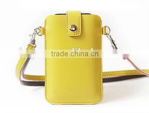 Neck hanging pouch mobile phone bag pouches