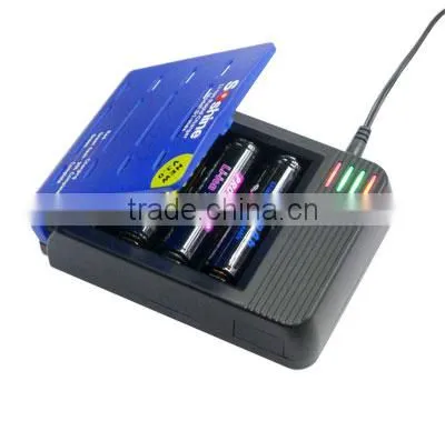 Quick-charge battery charger for 18650/17650/18500/17500 Lithium-Ion batteries, intelligent charger wholesale from Soshine