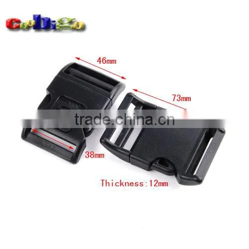Plastic Self-locking & Arched Switch Buckle for Backpack Straps Camping Bags #FLC340-20/30/38