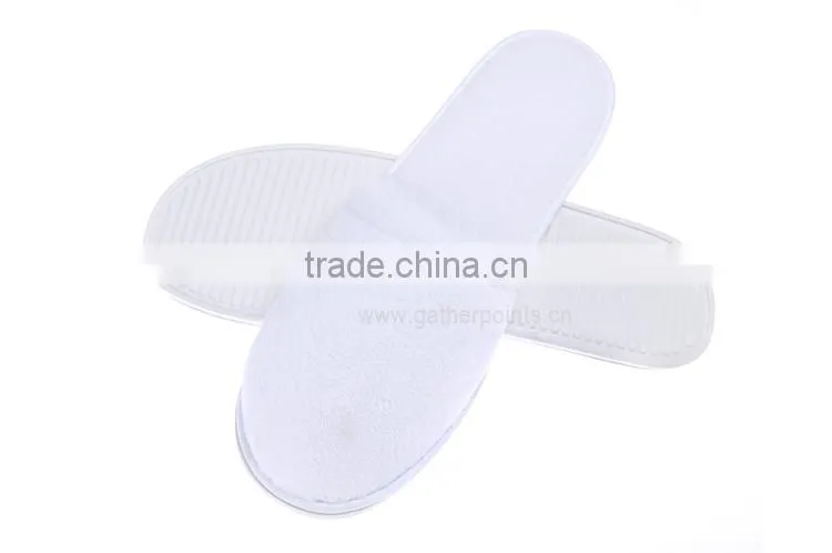 White towel cloth house indoor hotel slippers