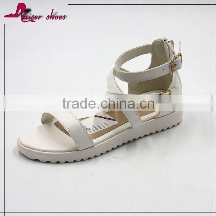 KAS16-079 Newest Wholesale PU kids Sandal Shoe