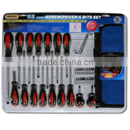 8pcs screwdriver set with turneries in blister card packing
