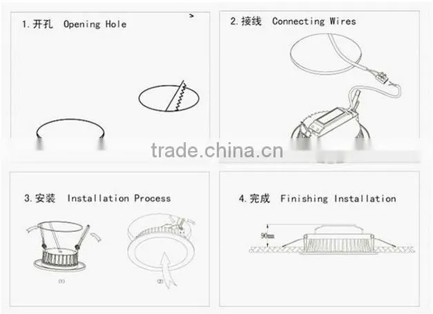 Material PC and Aluminum Alloy COB Down Light Designer unique LED Down Light Spot Light 20WDown Light