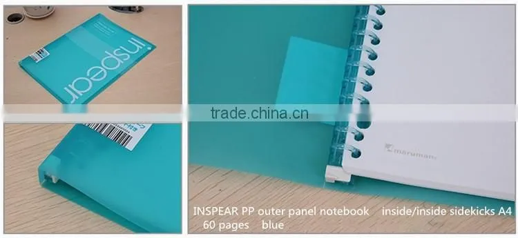 2016 new DIY file note colorful Outer panel Notebook memo pad dairy book spiral notebook Stationery Office Supplies