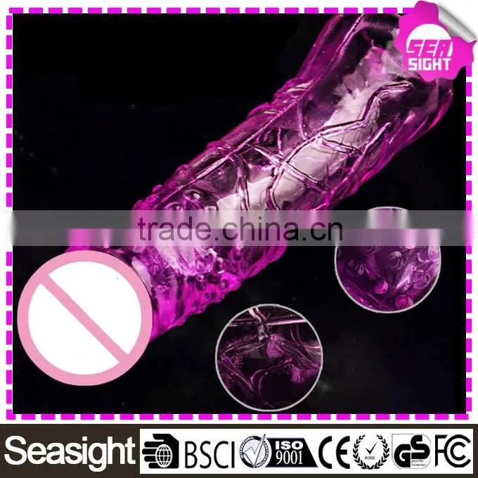 deluxe condom waterproof vibrating condom clear sexy condom