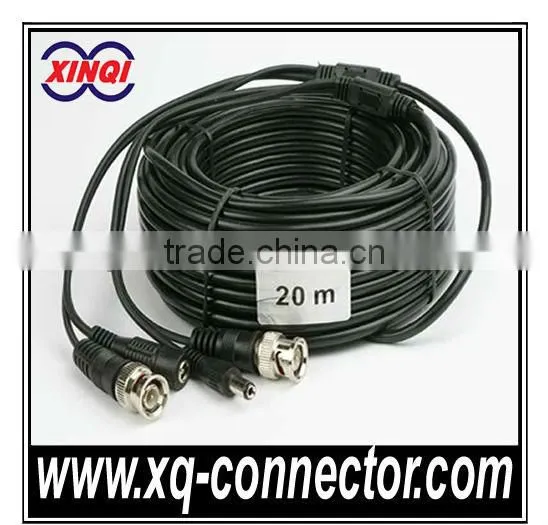 XinQi CCTV Accessories bnc rca jumper connector DC Coiled cable