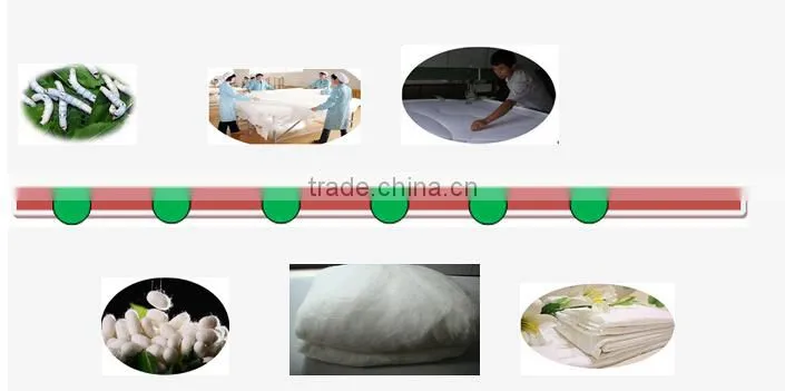 2015 hot sales fashion handmade chinese 100% pure silk quilt