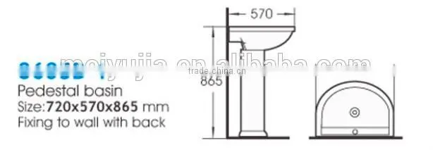 Ceramics sanitary ware washdown 2 pcs toilet,Ceramic Bathroom pedestal basin