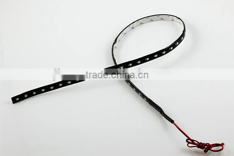 44smd 12V dc Car Auto Led Knight Rider Light 1210 60cm Flash decoration led strobe Lights