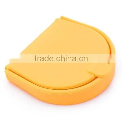 Women Girl Candy Color Silicone Wallet Key Coin Purse Rubber Pouch Case