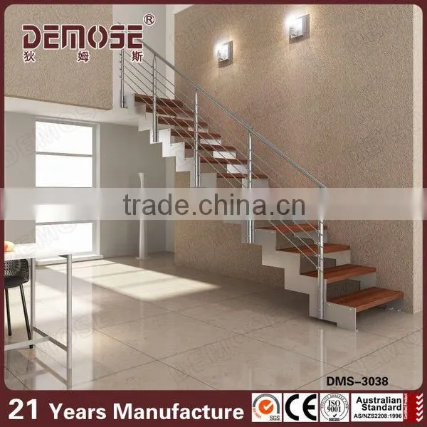used new design indoor iron straight staircase for sale