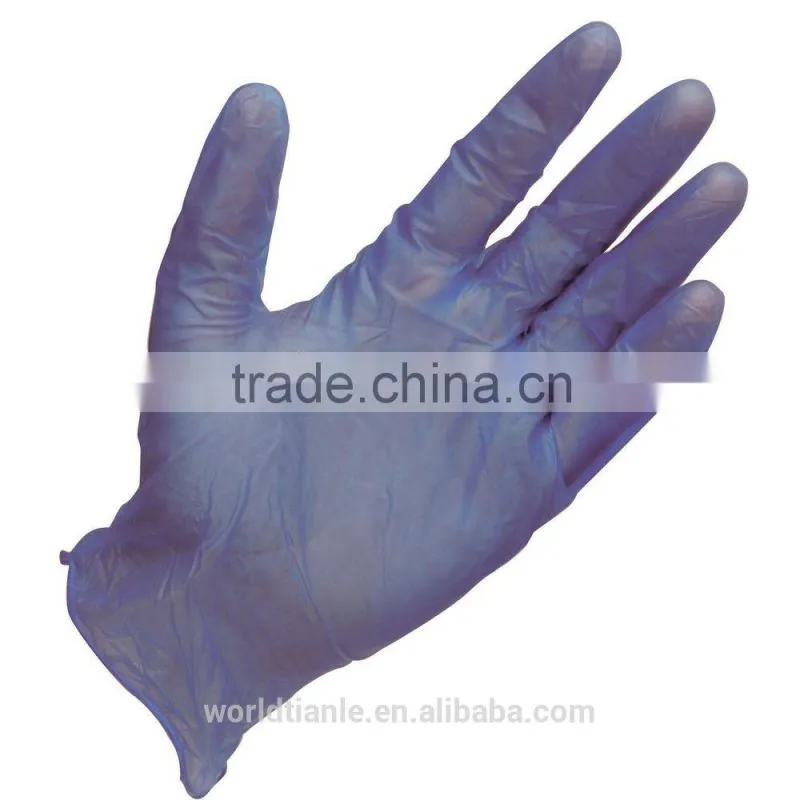 Factory direct price exam vinyl gloves,light powder,4.0 mils
