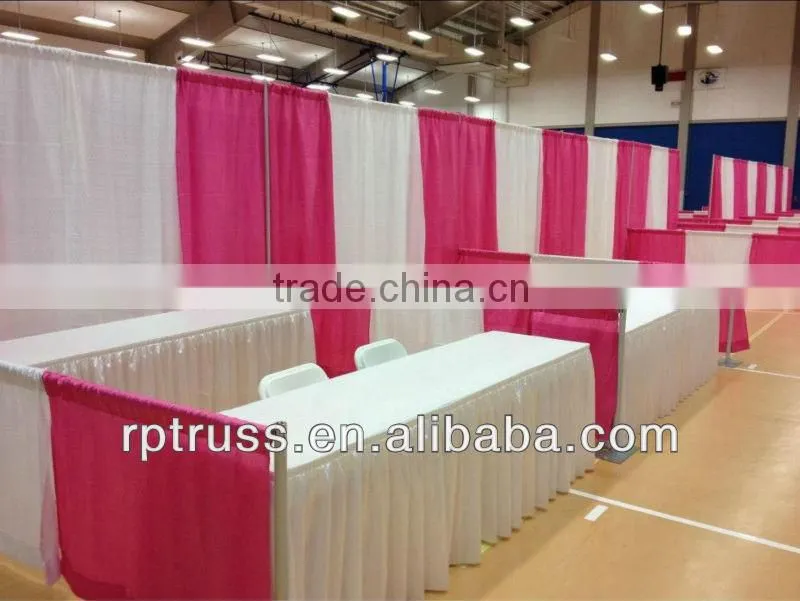 Telescopic pipe and drape for wedding decoration, wedding backdrop stand easy to assemble