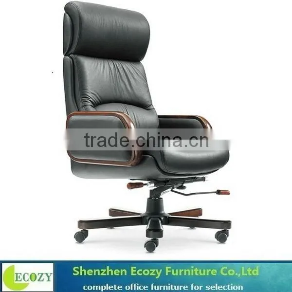 Cheapest design full black leather director office chair