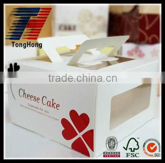 Custom popualr high quality exquisite wedding cake boxes with cheap price wholesale