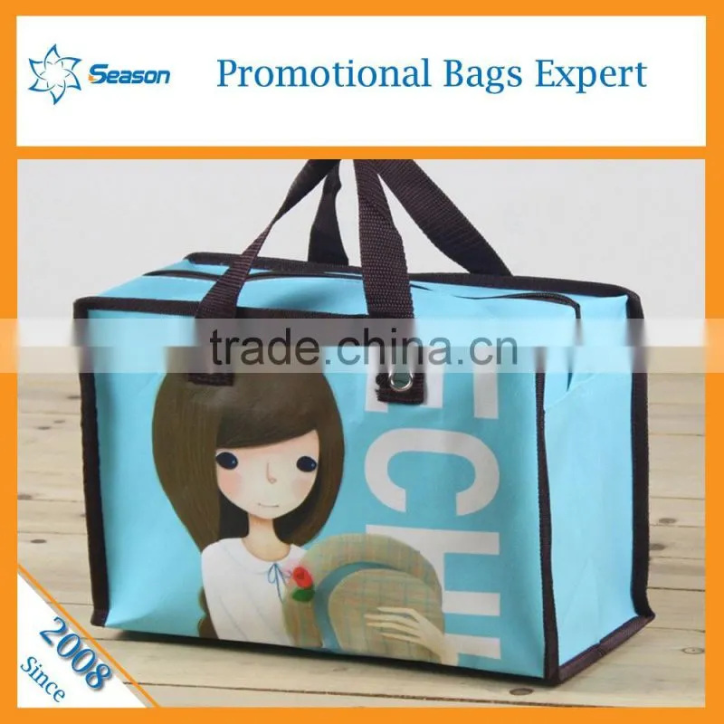Printed woven bags pp woven green bag 50kg pp plastic bag