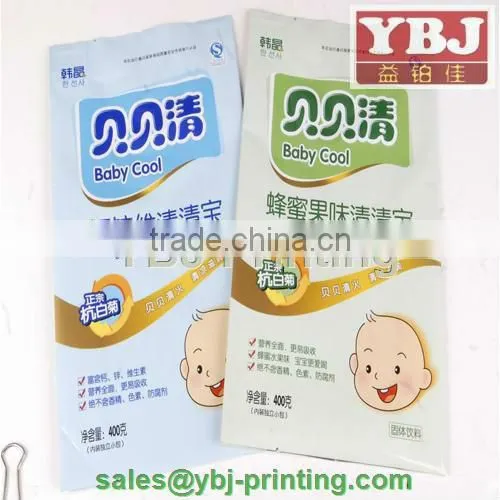 SAFETY FOOD GRADE ziplock plastic food packing bags for dry fruit packaging