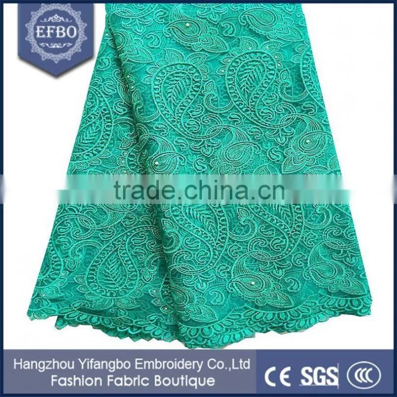 Mature Style Wine Color African Tulle Mesh Lace Fabric For Dresses