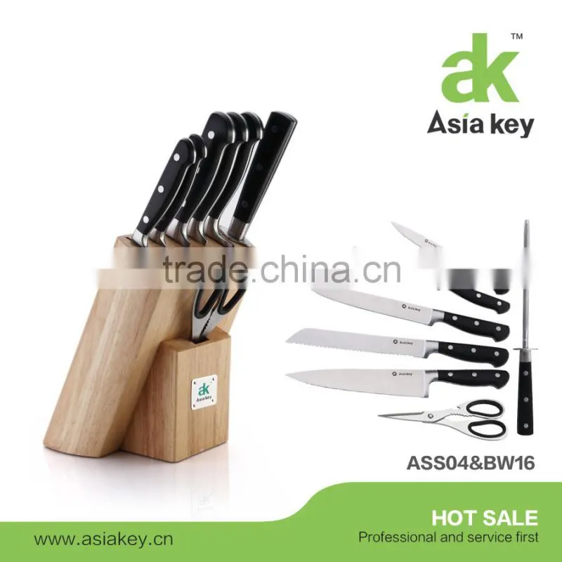 Beautiful design exclusive line handle knife set with scissor