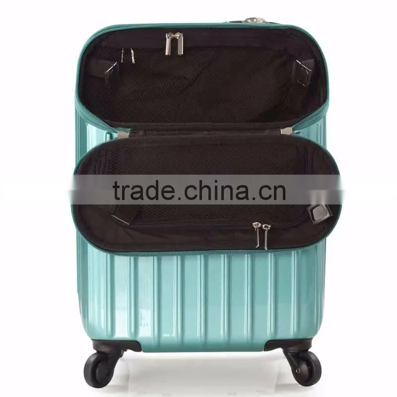 Urban PC Travel Luggage Bag Foldable Trolleys With Front Open Pocket Luggage