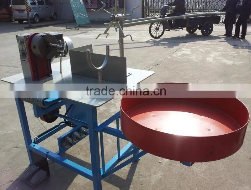 Electric fire hose binding machine
