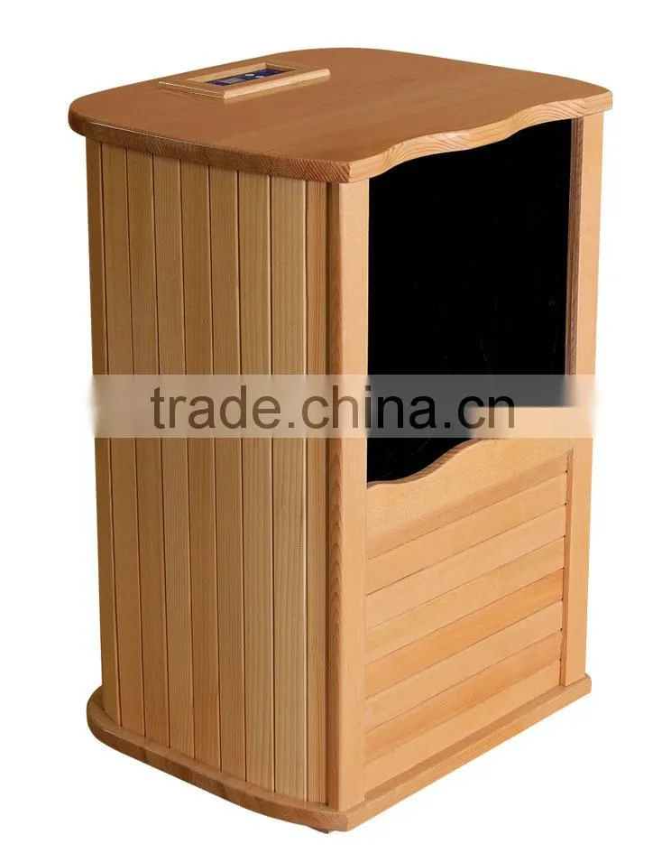 1 people wooden far infrared foot sauna