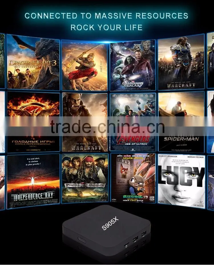 JUNUO 2016 newest firmware update A53 quad core google linux marshmallow smart android 6.0 tv box