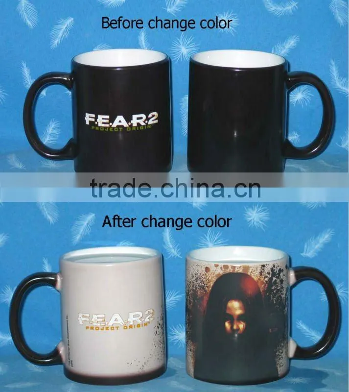 Full color changed magic mug