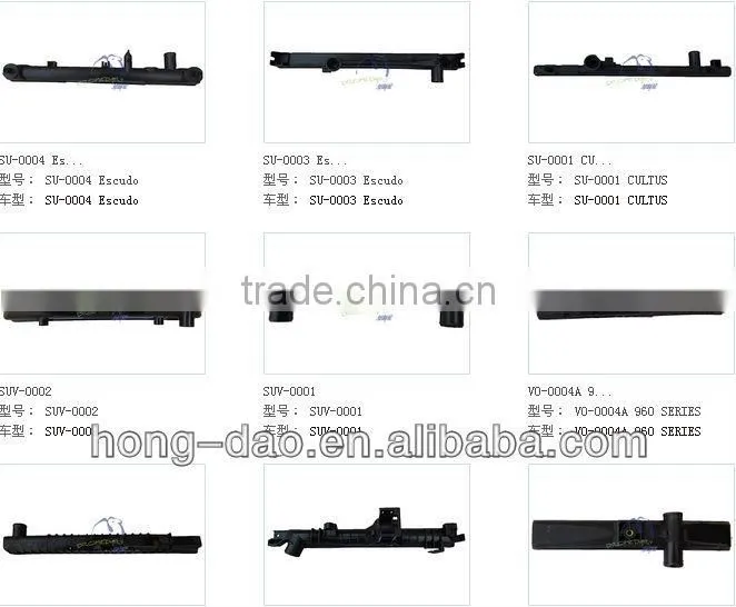 BENZ plastic water tank radiator tank