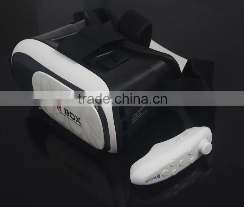 2016 Ausek google cardboard Smartphone Headset Virtual Reality vr box 3d video glasses for smart phone