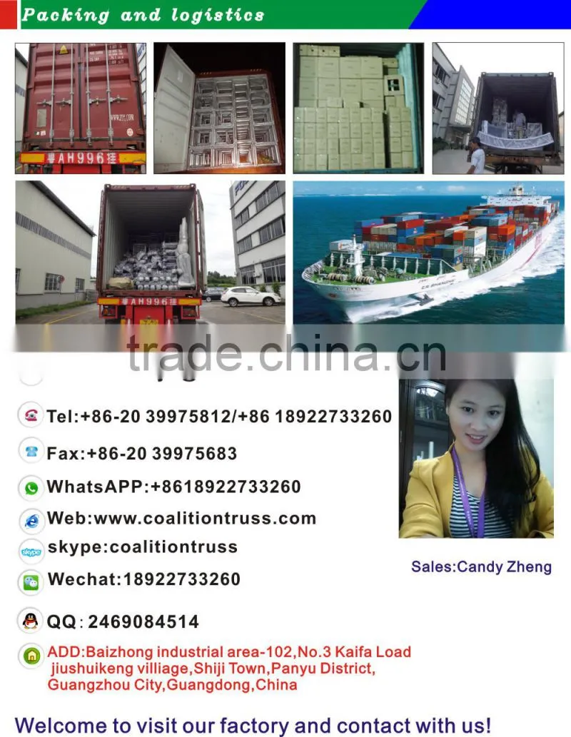 China aluminum moving head light truss stand