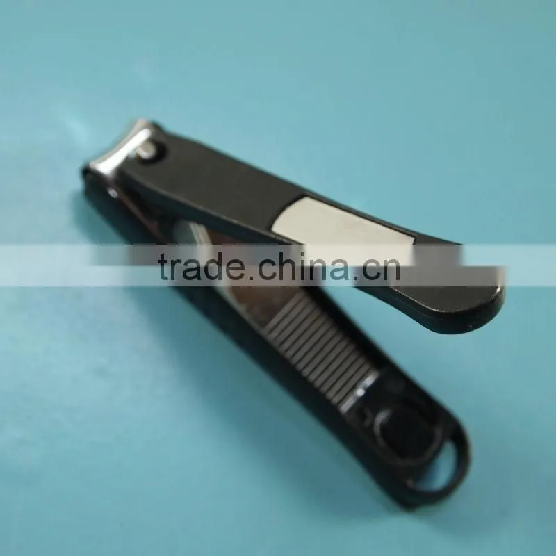 ZJQ-047 Carbon steel with plastic cover finger nail cutter with file