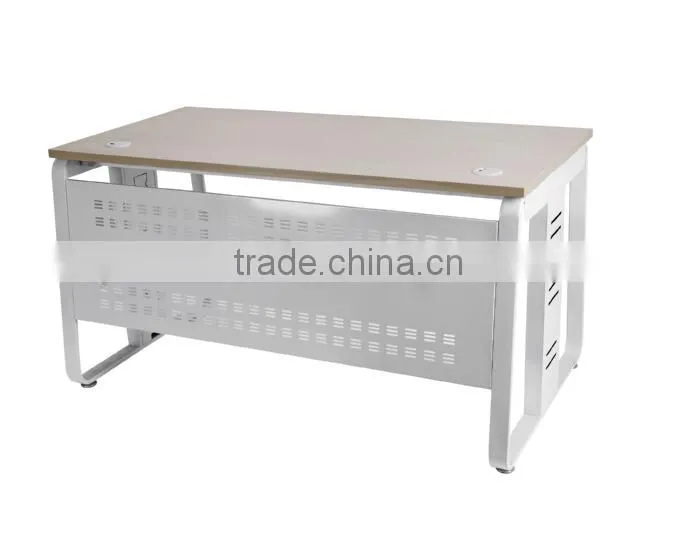 2015 modern style office furniture metal polished chrome table frame