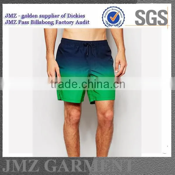 JMZ wholesale custom OEM beach shorts for men polyester creat your own design new products 2015 low moq Alibaba