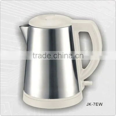 JK-7 stainles steel eletric kettle 1.L for hotel