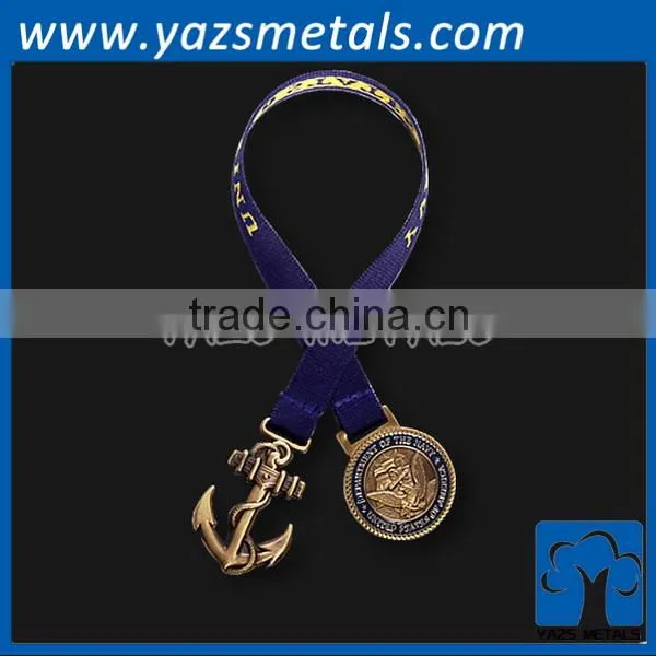 cheap coin bookmark contacted ribbon