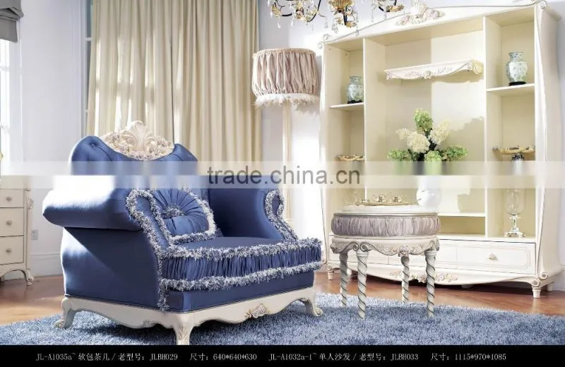 European style Solid wood living room furniture sofa sets Tea table