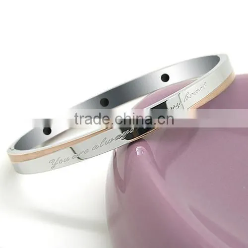 Noproblem P082 stainless steel tourmaline casual personalized fitness crystal energy bracelet