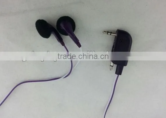 One time use aviation earphones for airplane headphones