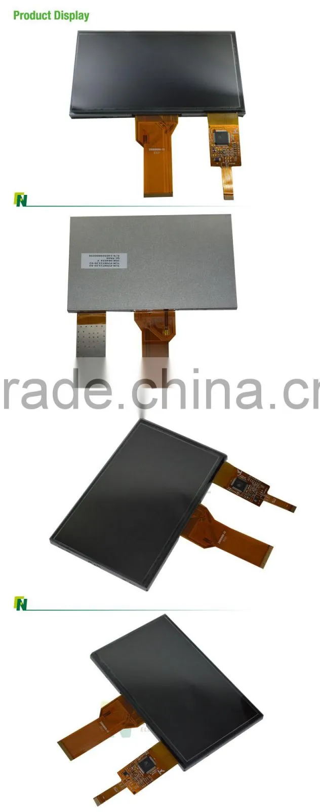 Many sizes 16 M color capacitive type TFT LCD touch screen